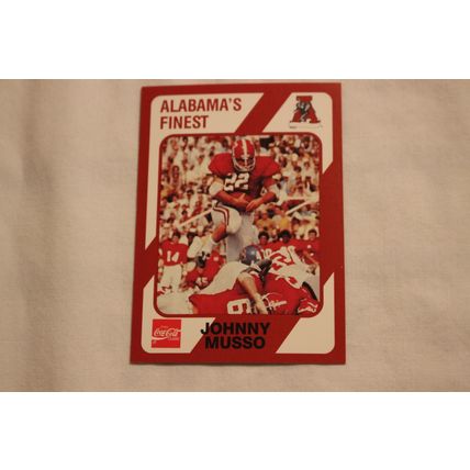 Johnny Musso 1989 Collegiate Collection Coca Cola Alabama's Finest NO. C-18