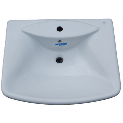 Roca Sydney 65cm semi-recessed 1TH Basin in White A328387000