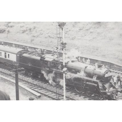 Hindley North Railway Wigan in 1968 Train Station 73069 Postcard