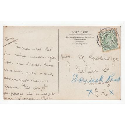 Boat Collision Broken Pier Southend-on-Sea November 23rd 1908 RP Postcard Essex