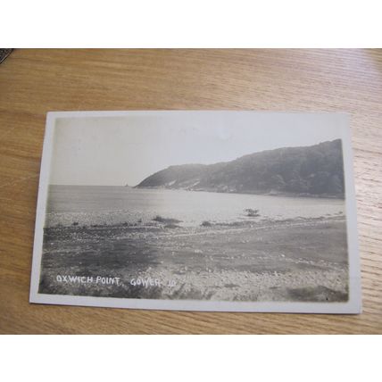 Welsh Postcard - Owwich Point, Gower Nr Swansea - Glamorgan, South Wales