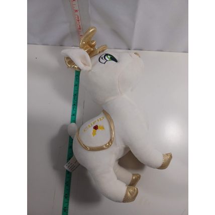 Sugar Loaf Santa's Classic Collection DANCER the Reindeer 14" Plush White