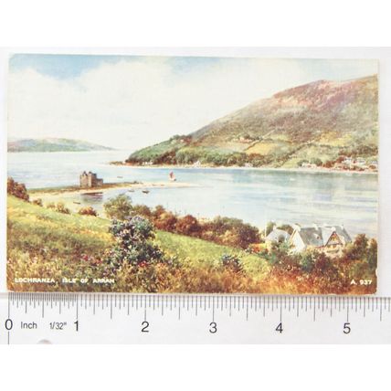 1960 Postcard Lochranza, Isle of Arran