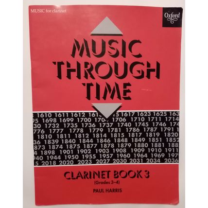 Clarinet Piano Music Book 3 Grades 3-4 Paul Harris Music Through Time