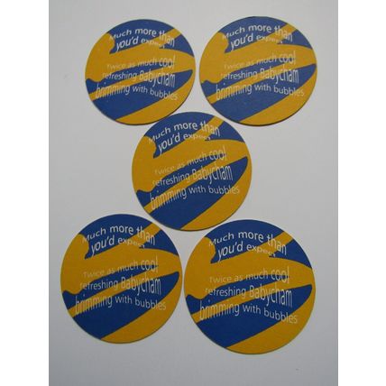 BABYCHAM Beer Mats x5 (Spirits)