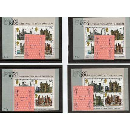 SG MS1058 Historic buildings plating guide with 9 MS examples of plates (SC)