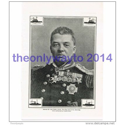 Admiral Sir John Fisher, First Sea Lord, Book Illustration (Print), c1907