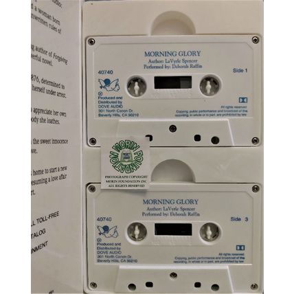 MORNING GLORY by LAVYRLE SPENCER AUDIOBOOK ON CASSETTE