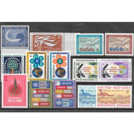 NATIONS UNIES ( New York ) N° 108 54 179 180 78 175 176 185 186 187 188 189 ..