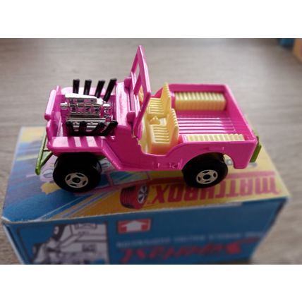 Matchbox No2 Jeep Hot Rod - Candy Pink -