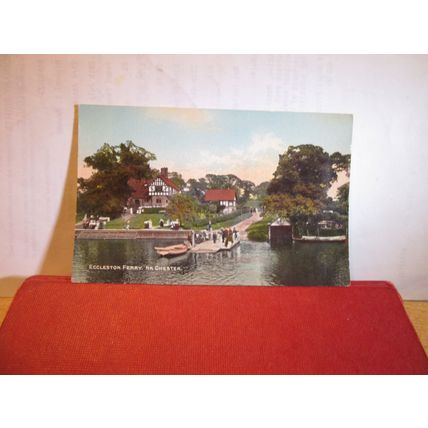 ECCLESTON FERRY, near CHESTER, CHESHIRE. unused postcard =