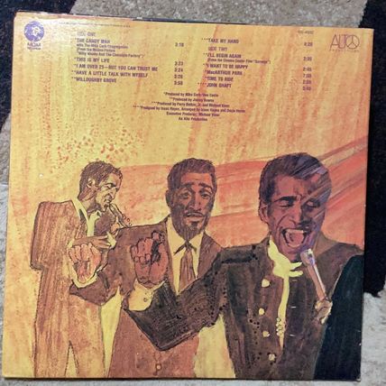 Sammy Davis Jr. Now 1972 Record Album Cover opens up to Large Poster Vinyl