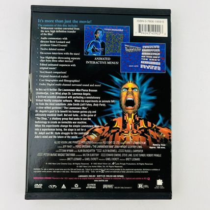 The Lawnmower Man DVD Jeff Fahey, Pierce Brosnan