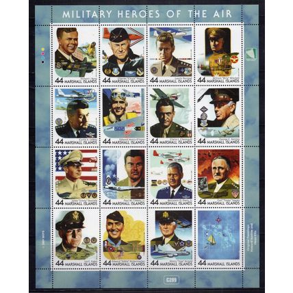 Marshall Islands Stamps 938 MNH American Heroes Aviation ZAYIX 0801L0039