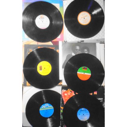 Lot of 6 R&B Soul vinyl LP record albums - Barry White, Kool & the Gang, et al