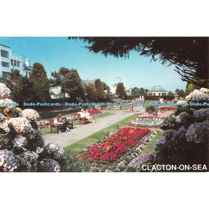 D100490 Clacton on Sea. Essex. Attractive Sunken Gardens. Ace Cards