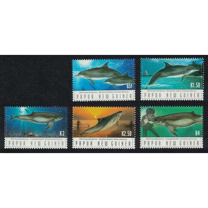 Papua NG Dolphins Protected Species 5v 2003 MNH SG#995-999 Sc#1092-1098