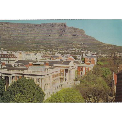 Cape Town Houses of Parliament South Africa Postcard unused VGC