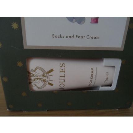 Joules Socks and Foot Cream Gift Set Size 4-7 Brand New