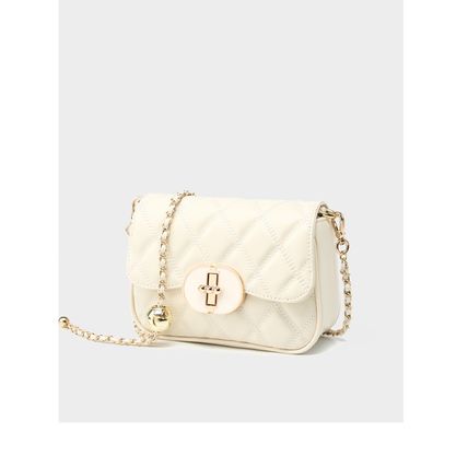 Genuine Leather Women Tote Purse Shoulder Bag White