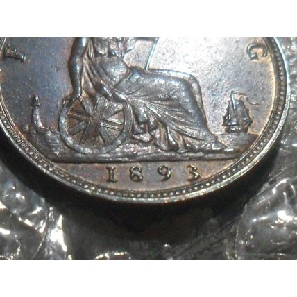 1893 Victoria farthing.