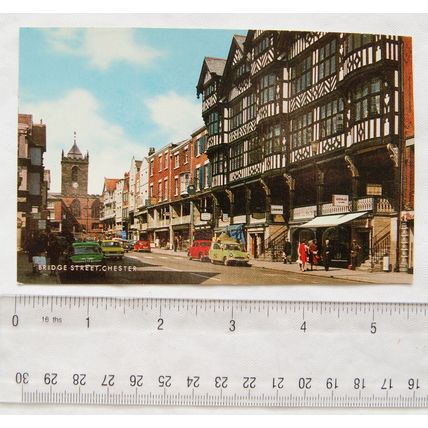 vintage postcard Bridge Street, Chester