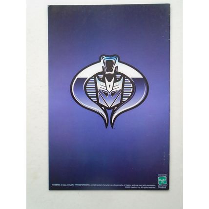 Image Comics: G.I. Joe vs Trans Formers - Vol. 1, No. 1 June 2003 FIRST PRINTING