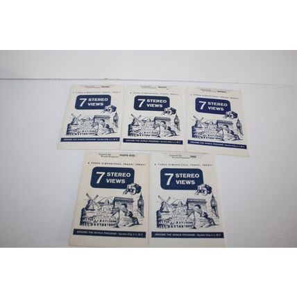 VTG TRU VUE Lot 3 D STEREOSCOPE VIEW 27 Card Sets Around the World Master Views