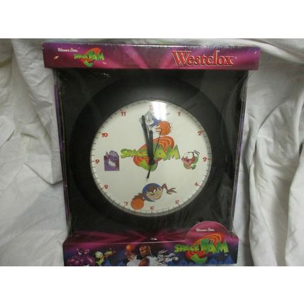 1996 Warner Bros. Space Jam Looney Tunes Wall Clock by Westclox
