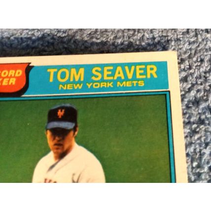 Topps 1976 #5 Tom Seaver New York Mets Pitcher 5.0 Excellent Or Better Condition