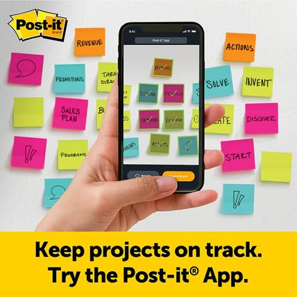 Post-It Super Sticky Portable Tabletop Easel Pad, Great for Virtual Teachers and