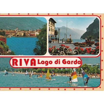 Franceschi Multiview Postcard Riva Lago di Garda