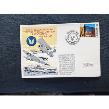 Commemorative Cover 40th Anniversary Of Telegraphist Air Gunners Association