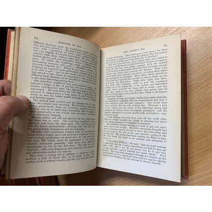 1914 CHARLES DICKENS SKETCHES BY BOZ FIRESIDE EDITION FICTION HB BOOK (P4)