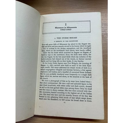VINTAGE "DEATH ON THE PRAIRIE" WELLMAN AMERICAN WESTERN PLAINS HB BOOK (P4)