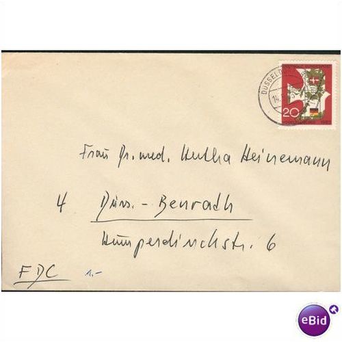 Germany FDI 1963 - SG 1313 - Opening of Germany - Denmark railway
