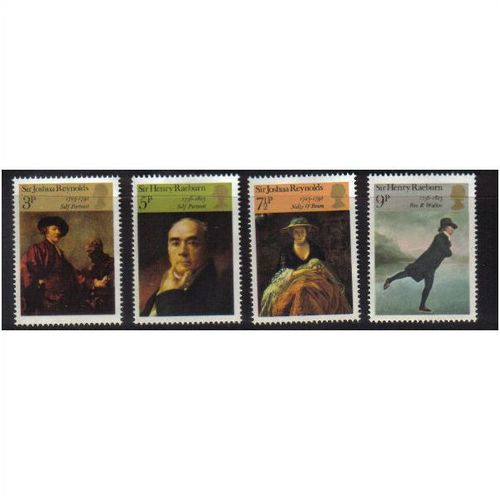 1973 GB BRITISH PAINTINGS SET MNH SG 931-934