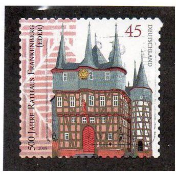 GER 2009 €0.45 (S/A) 'FRANKENBERG HALL' FINE USED (EBID30-575)