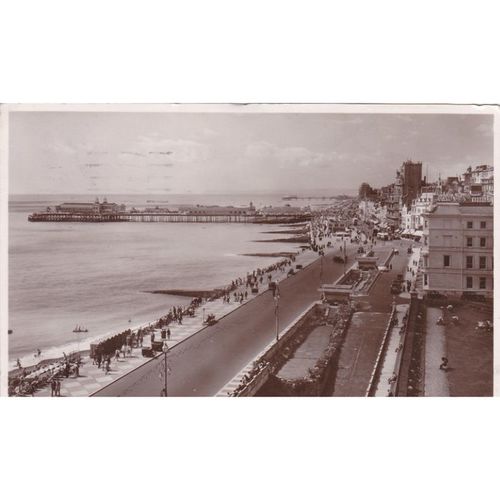 Carlisle Parade and Hastings Pier Sussex Postcard (Sx71756)