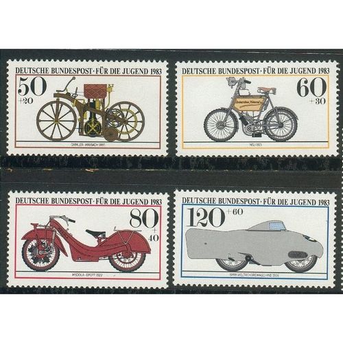 Germany 1983 - SG2018-21 - Youth Welfare - Motor Cycles (unused)