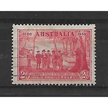 Australia.SG193 2d "Governor Phillip at Sydney Cove" (Scarlet).Fine Used.Aug20