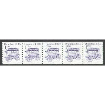 2225b 1c Omnibus Fine MNH Dry Gum PNC 3/5 R0407