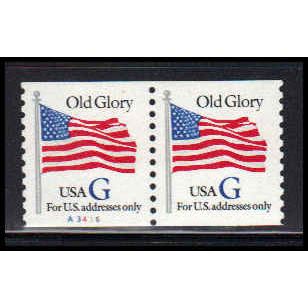 2890 32c G Old Glory Very Fine MNH CNP Left A3436 PA1579