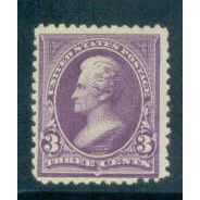 253 3c Andrew Jackson Just Clears MNH C1848