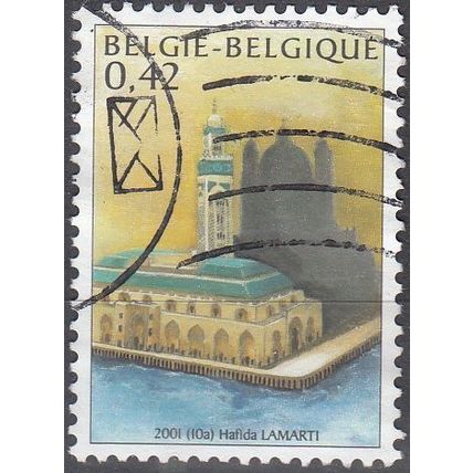 Belgique 2001 Michel 3052 O Cote (2008) 0.50 € Mosquée Hassan II à Casablanca