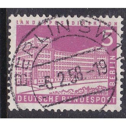 Berlin 1957 Post Office Headquarters 5pf Fine Used SG B134 VGC
