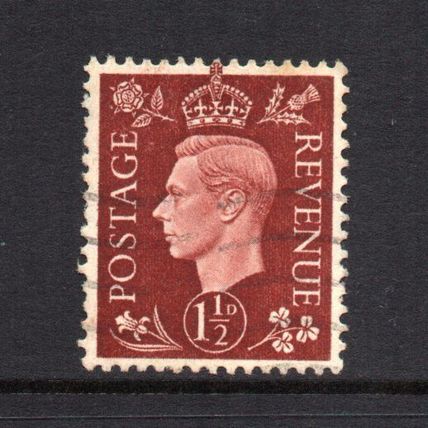 George VI - 1937-47 - 1½d Red-Brown (sg464) Used #2