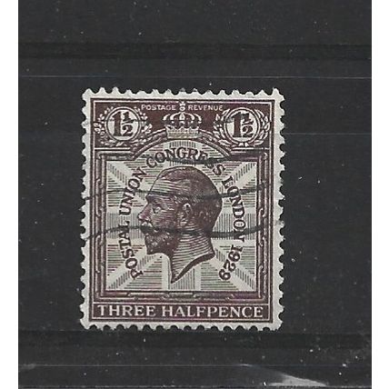 GB.SG436 1 1/2d Purple-Brown.Fine Used.Jun25