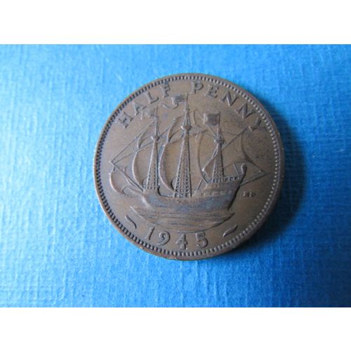 1945 GEORGE VI HALFPENNY FREE POST. (j) AAI