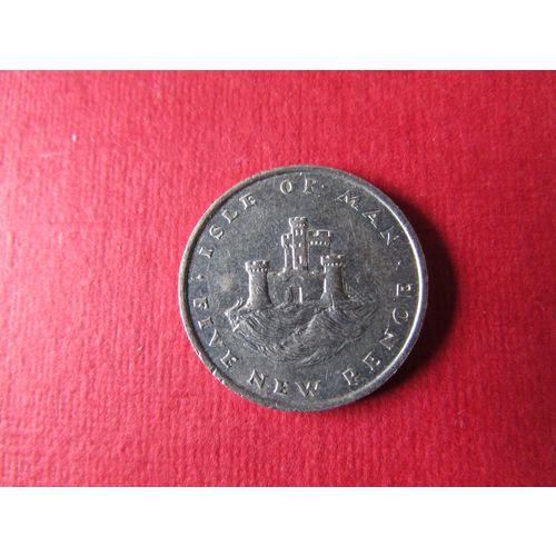 1975 QUEEN ELIZABETH II ISLE OF MAN FIVE NEW PENCE. AI